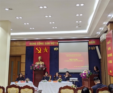 Hội nghị cán bộ, công chức năm 2021 tại Viện KSND quận Cầu Giấy và Viện KSND...